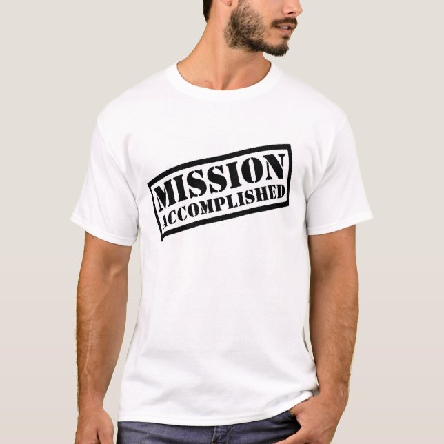 mission_accomplished t-shirt (Framsida)
