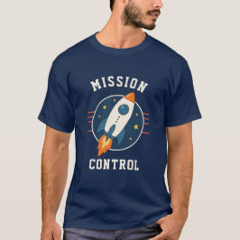 Mission Control Raket Rymdäventyr T Shirt
