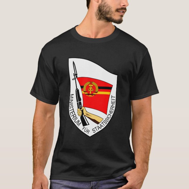 Mission för statens säkerhet Stasi German Security T Shirt (Framsida)
