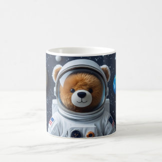 Mission Klar Teddy Astronaut Kaffemugg