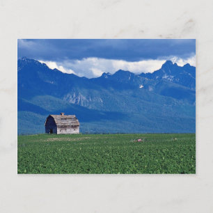 Mission Mountains, Flathead Valley, Montana, USA Vykort