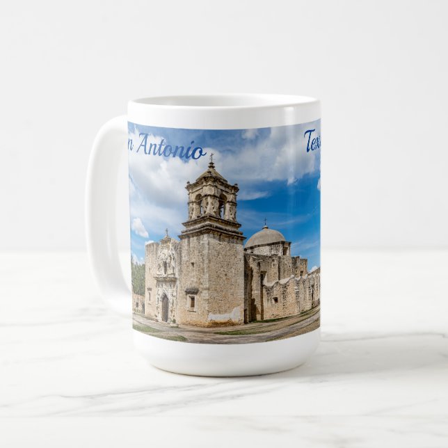 Mission San Jose, San Antonio Kaffe Mugg (Framsida vänster)