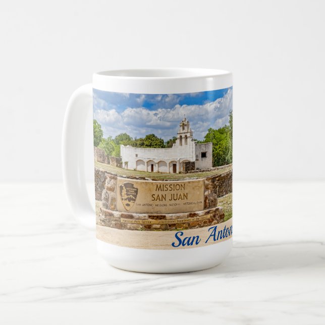 Mission San Juan, San Antonio Kaffemugg (Framsida vänster)