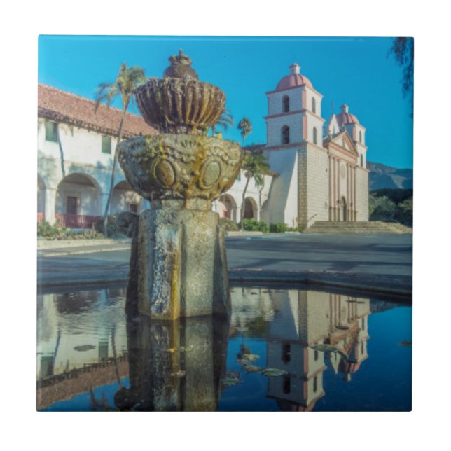Mission Santa Barbara Kakelplatta (Framsidan)