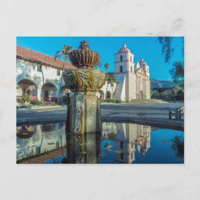 Mission Santa Barbara Vykort (Framsida)