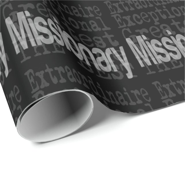 Missionär Extraordinaire Presentpapper (Rullad Hörn)