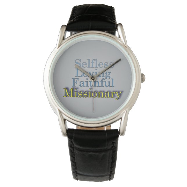 Missionär Loving Faithful Armbandsur (Framsida)