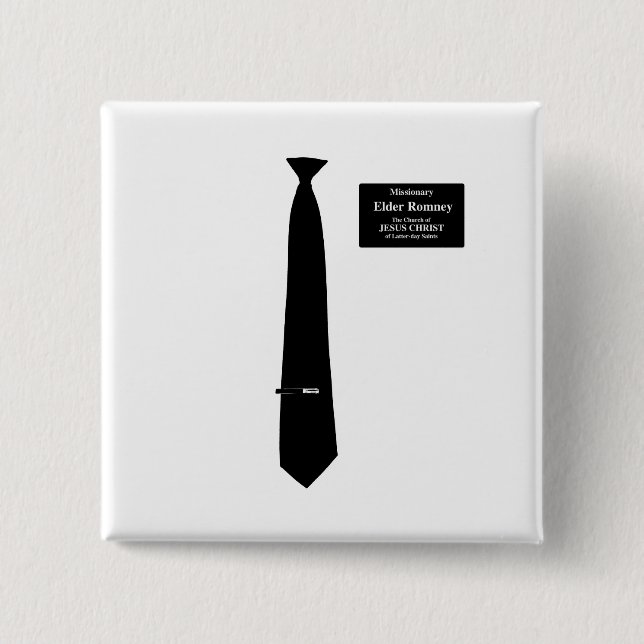 Missionär Romney Costume Knapp (Framsida)