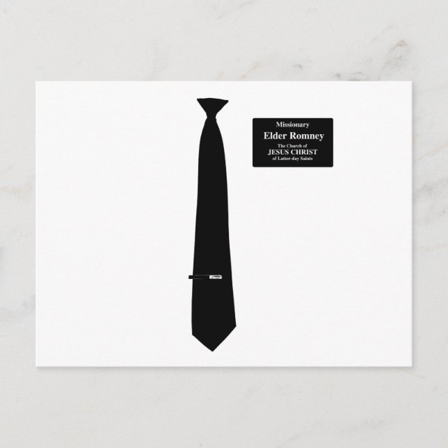 Missionär Romney Costume Vykort (Framsida)