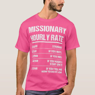 Missionär timtaxa Funny Birthday Gift T Shirt