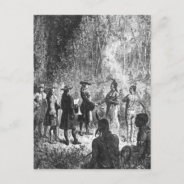 Missionärer från Mähren i Indien Vykort (Framsida)