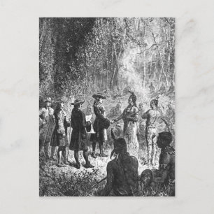 Missionärer från Mähren i Indien Vykort