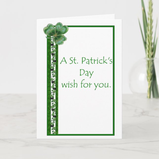 Missions- st patrick's daykort för LDS Kort (Framsida)