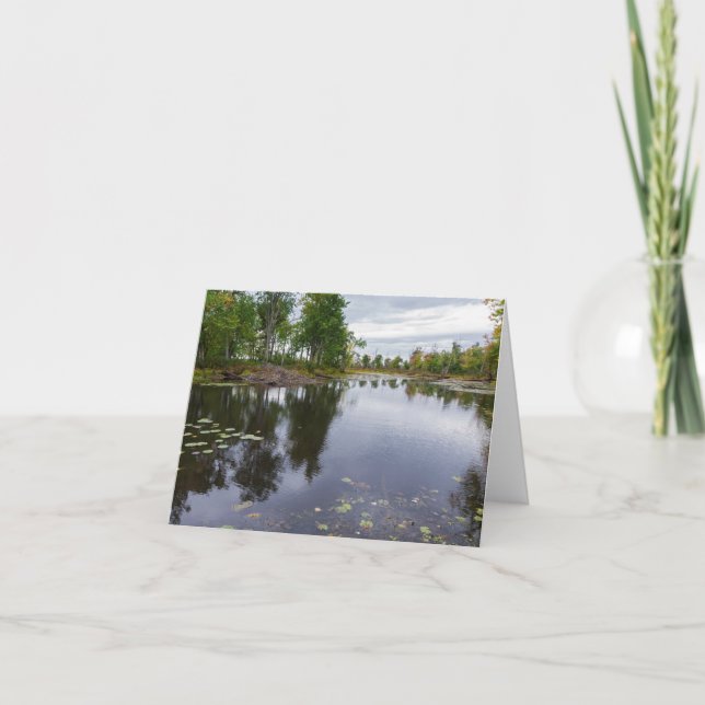 Missiskvoi-floden genom vildlevande tillflyktsort kort (Framsida)