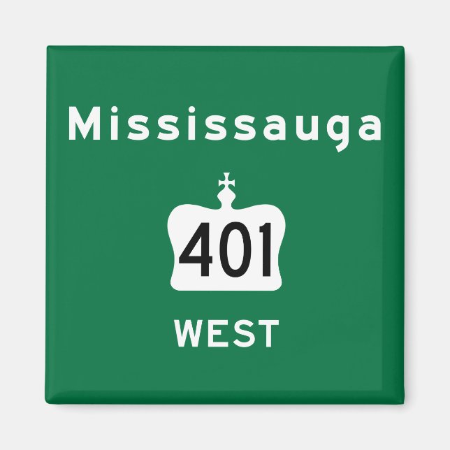 Mississauga 401 magnet (Framsidan)