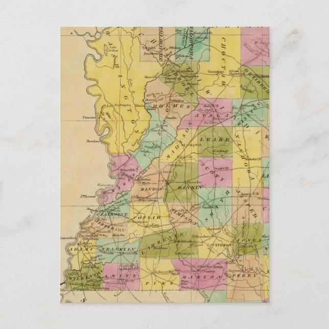 Mississippi 4 vykort (Framsida)