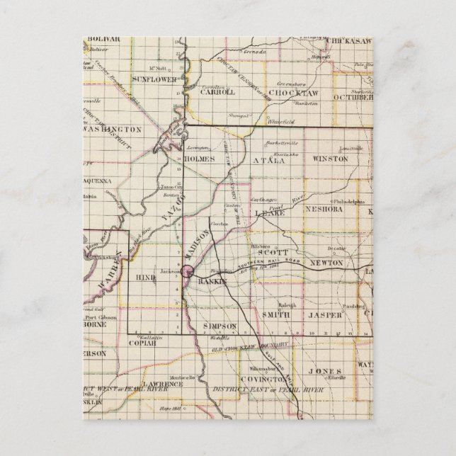 Mississippi 8 vykort (Framsida)
