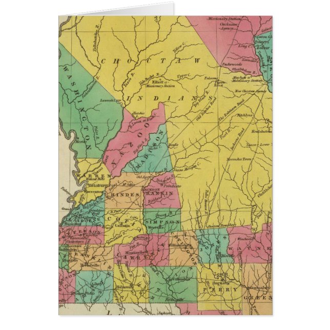 Mississippi 9 hälsningskort (Framsidan)