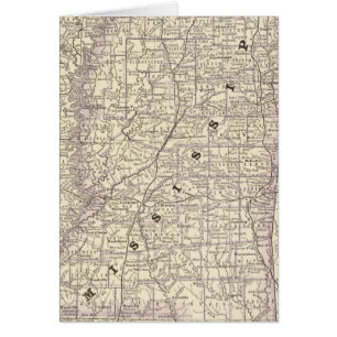 Mississippi 9 hälsningskort