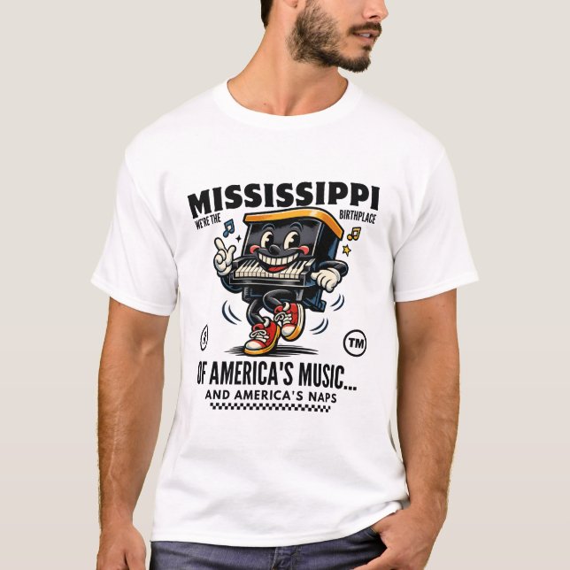 Mississippi : Amerikas födelseplats  T Shirt (Framsida)
