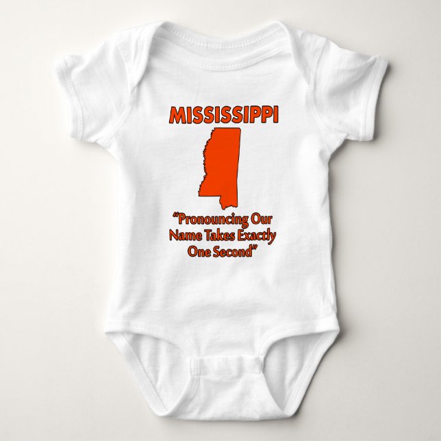 Mississippi - Att uttala det tar en sekund Tee (Framsida)