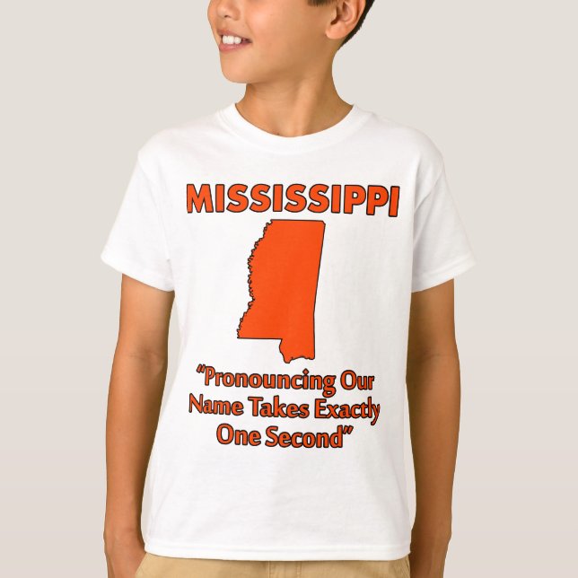 Mississippi - Att uttala det tar en sekund Tröja (Framsida)