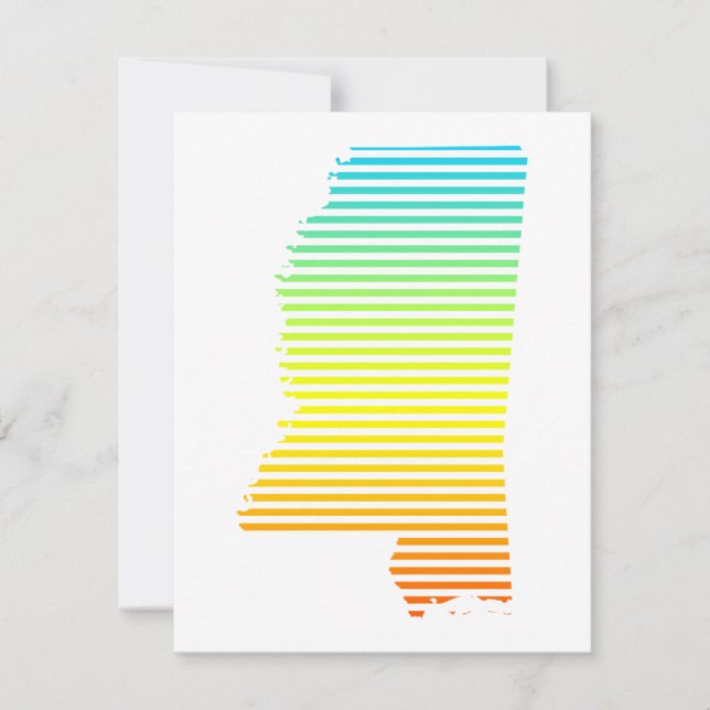 mississippi-avmattning inbjudningar (Framsida)