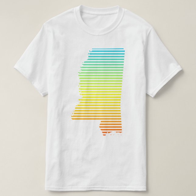 mississippi-avmattning tee shirt (Design framsida)