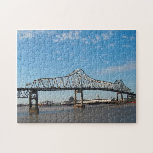 Mississippi Bridge Louisiana. Pussel (Horisontell)