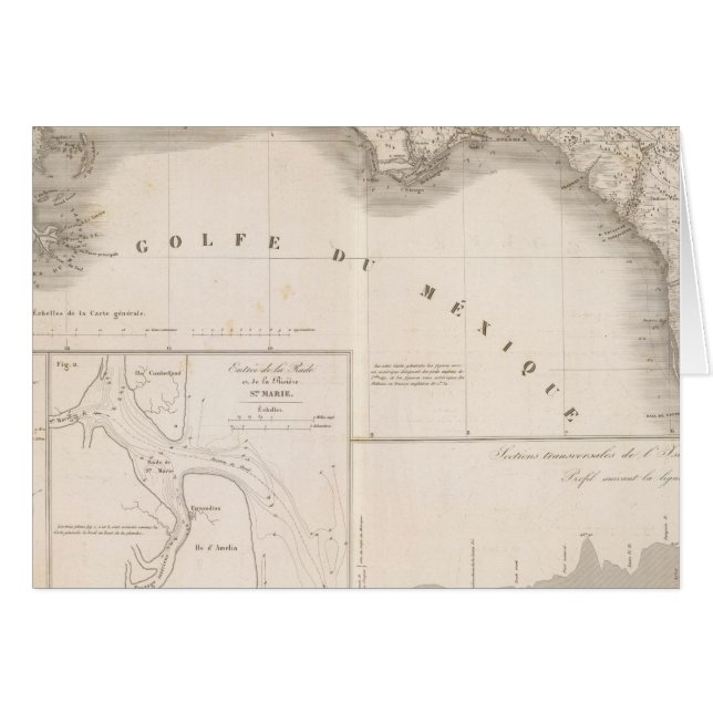 Mississippi canal delta hälsningskort (Framsidan Horizontal)