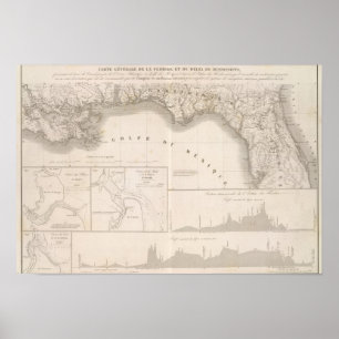 Mississippi canal delta poster