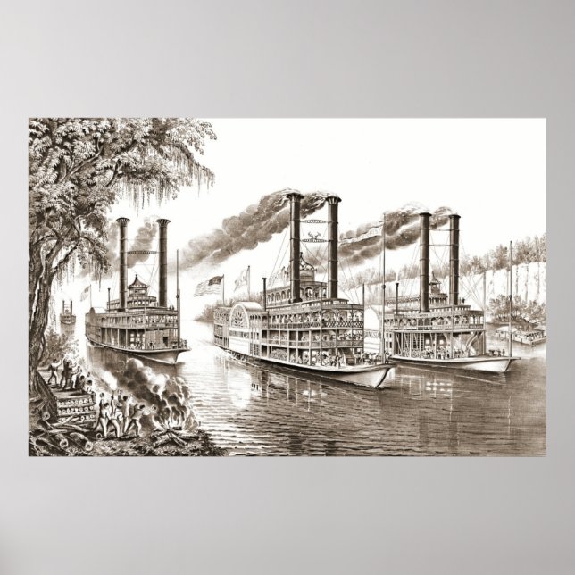 Mississippi Champions 1866 Poster (Framsidan)