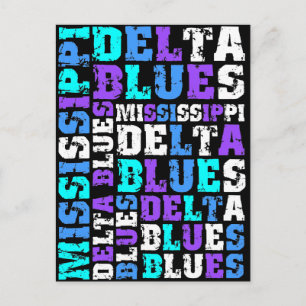 MISSISSIPPI DELTA BLUES VYKORT