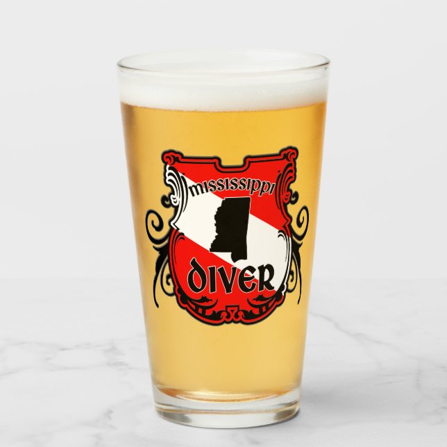 Mississippi Diver Glaskopp (Framsida fylld)
