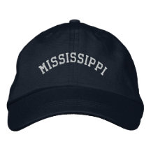 Mississippi Embroized Basic Cap Navy