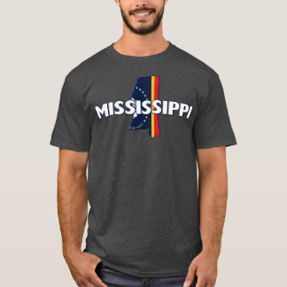 Mississippi Färgad State T Shirt