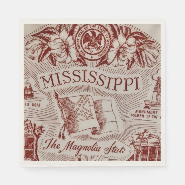 Mississippi-fest  pappersservett (Framsidan)