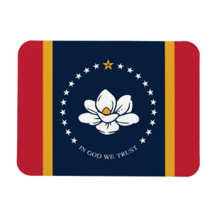 Mississippi Flagga 2020 Magnet