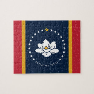 Mississippi Flagga 2020 Nya Pussel