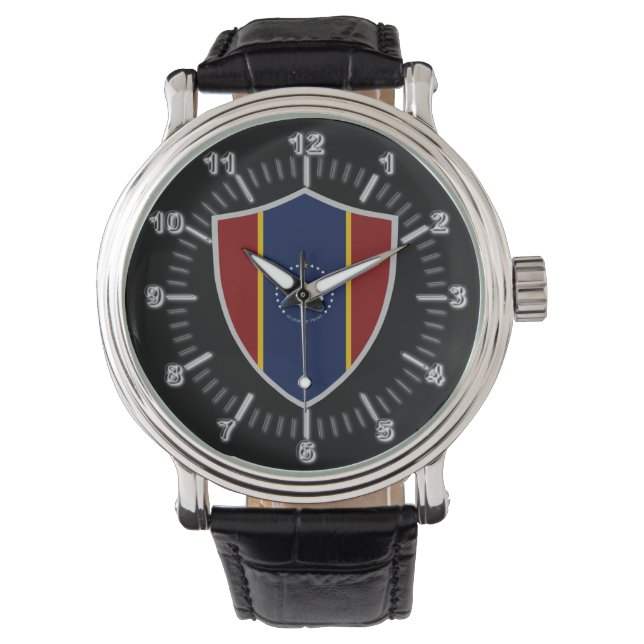 Mississippi flagga armbandsur (Framsida)