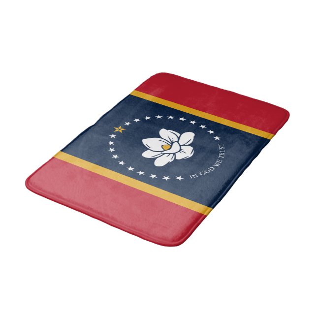 Mississippi flagga badrumsmatta (Vinklad)