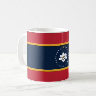 Mississippi Flagga - New Magnolia Flagga Kaffemugg