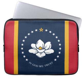 Mississippi Flagga - New Magnolia Flagga Laptop Fodral