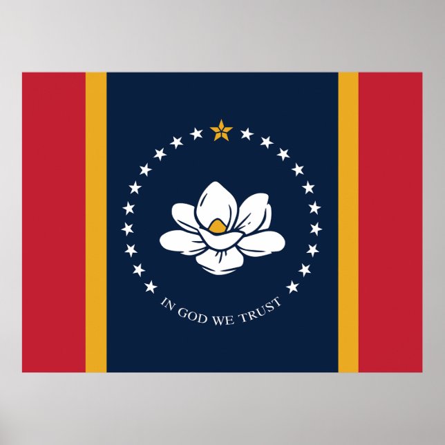 Mississippi Flagga  Poster (Framsidan)