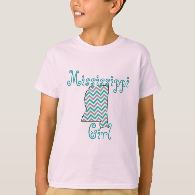 Mississippi flicka t-shirt (Framsida)