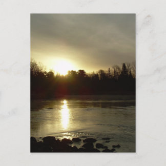 Mississippi Floden Sunrise-reflexion Vykort