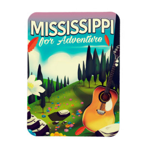 Mississippi för äventyr magnet