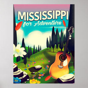 Mississippi för äventyr poster