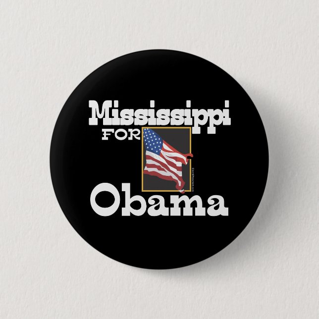 Mississippi för Obama knäppas Knapp (Framsida)