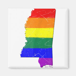 Mississippi Gay pride Flagga Magnet